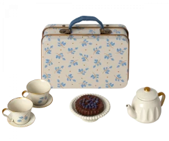 Maileg - Afternoon Treat For Mouse, Blue Madelaine