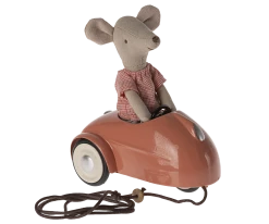 Maileg - Mouse Car - Coral