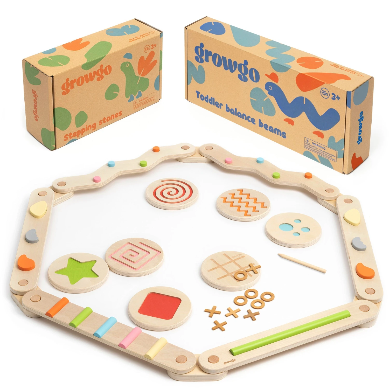 Balance Beams Set 2 In 1 Inspired By Montessori - Image 11