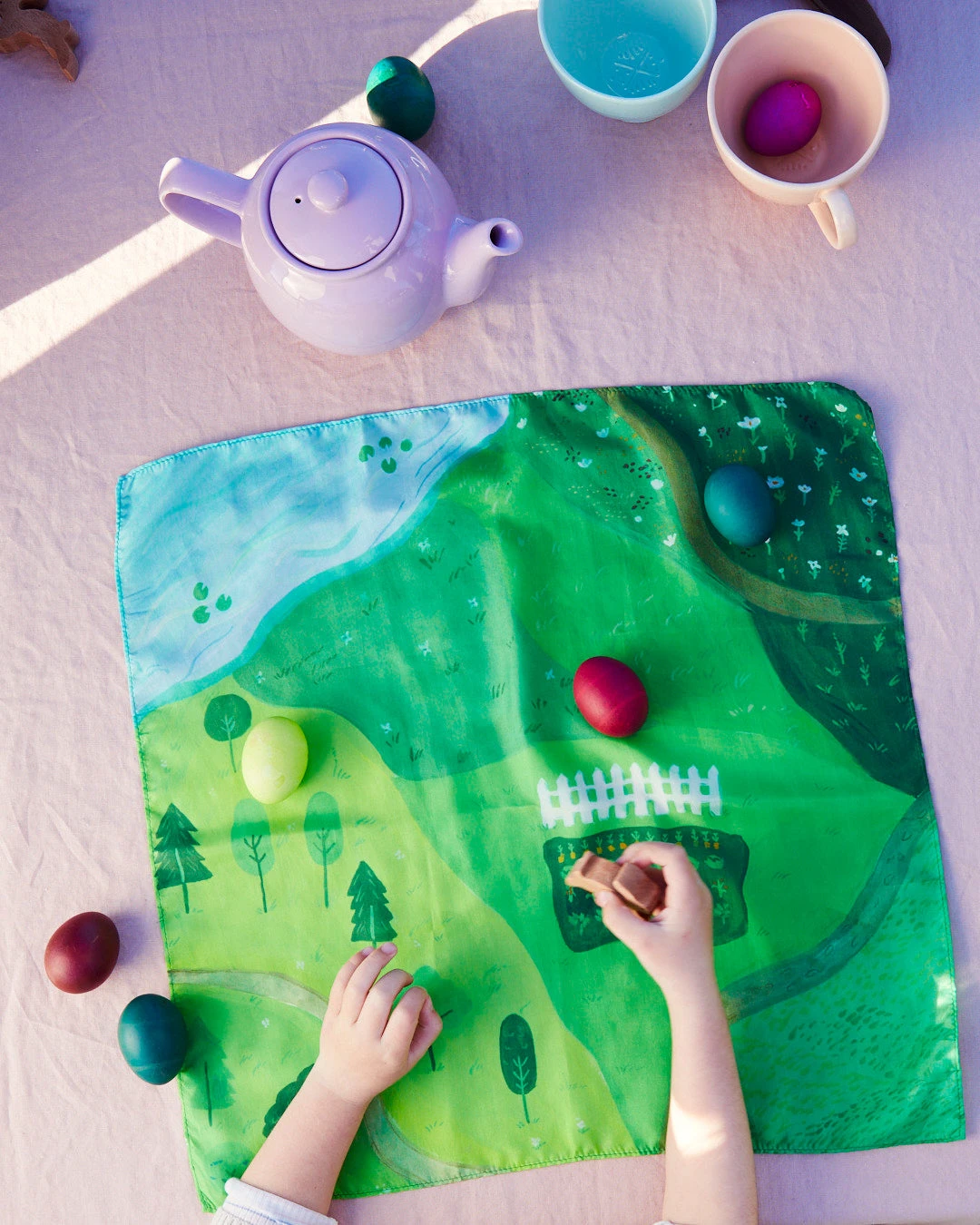 Limited Edition Sarah's Silks Garden Playmap - Image 2