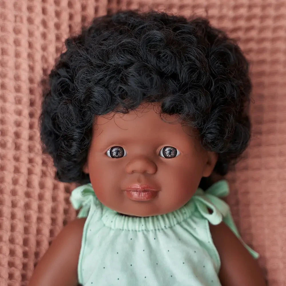 Miniland Baby Doll | African-American Girl 15" - Image 2