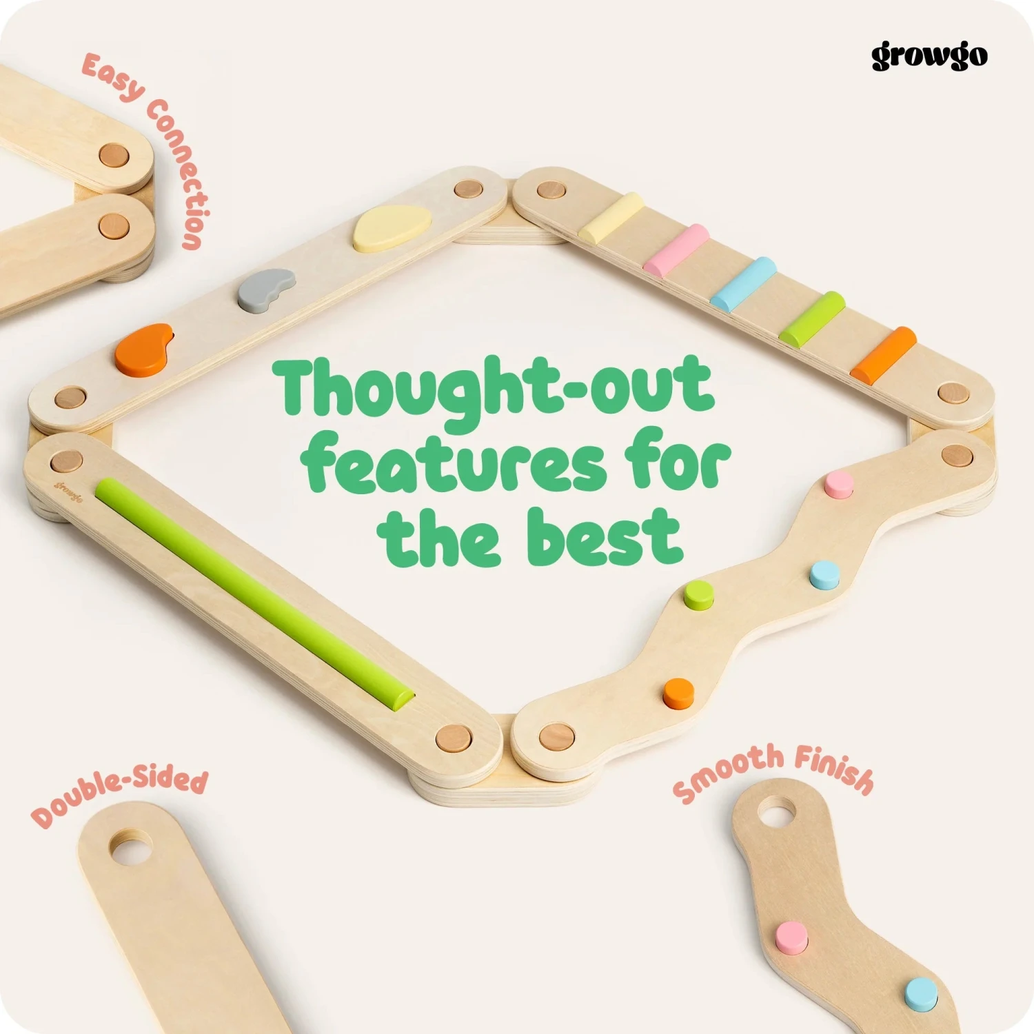 Balance Beams Set 2 In 1 Inspired By Montessori - Image 9