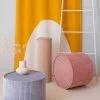 Pink Mousse Pouffe