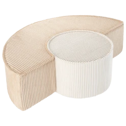 Brown Sugar Pouffe Set