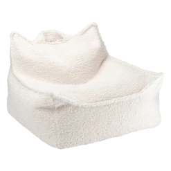 Cream White Beanbag Chair
