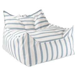 Blue Stripes Beanbag Chair