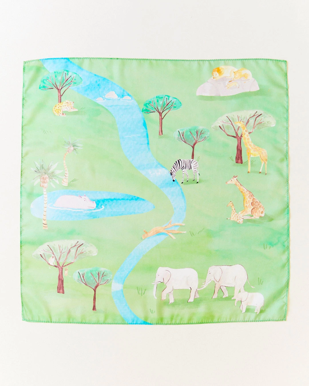 Limited Edition Sarah's Silks Safari Playmap