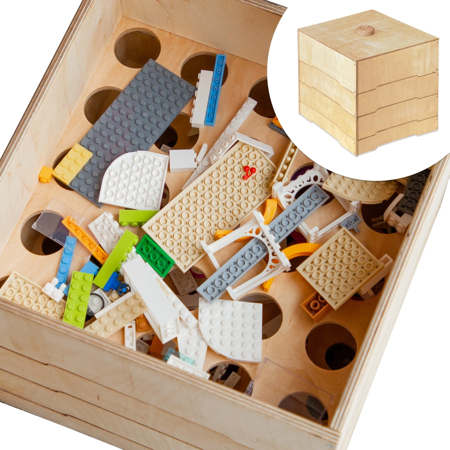 Wooden Storage/sorter For Constructor - Image 2