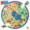 Eeboo Biodiversity 500 Piece Round Puzzle