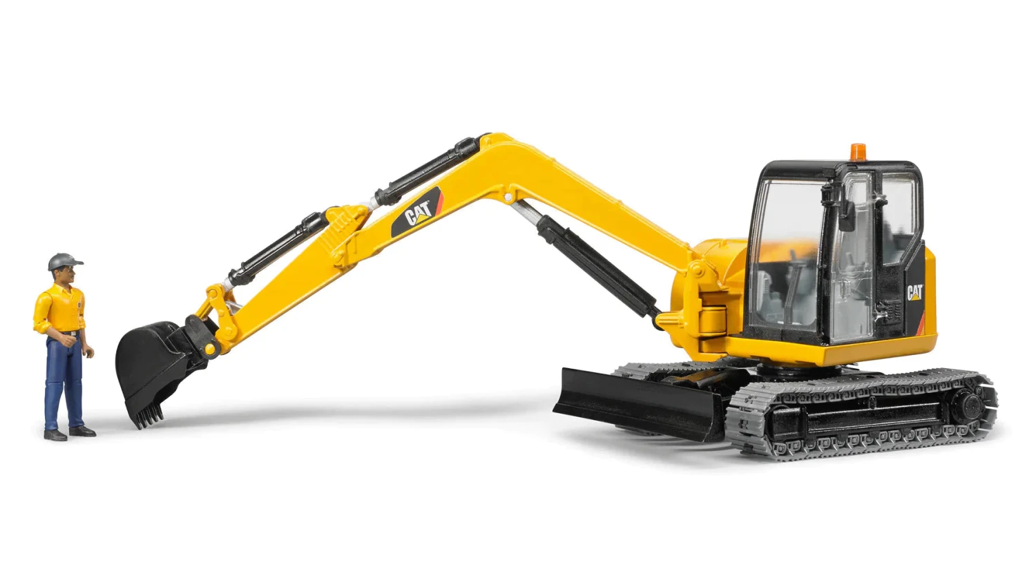 CATERPILLAR Mini Excavator With Worker - Image 2