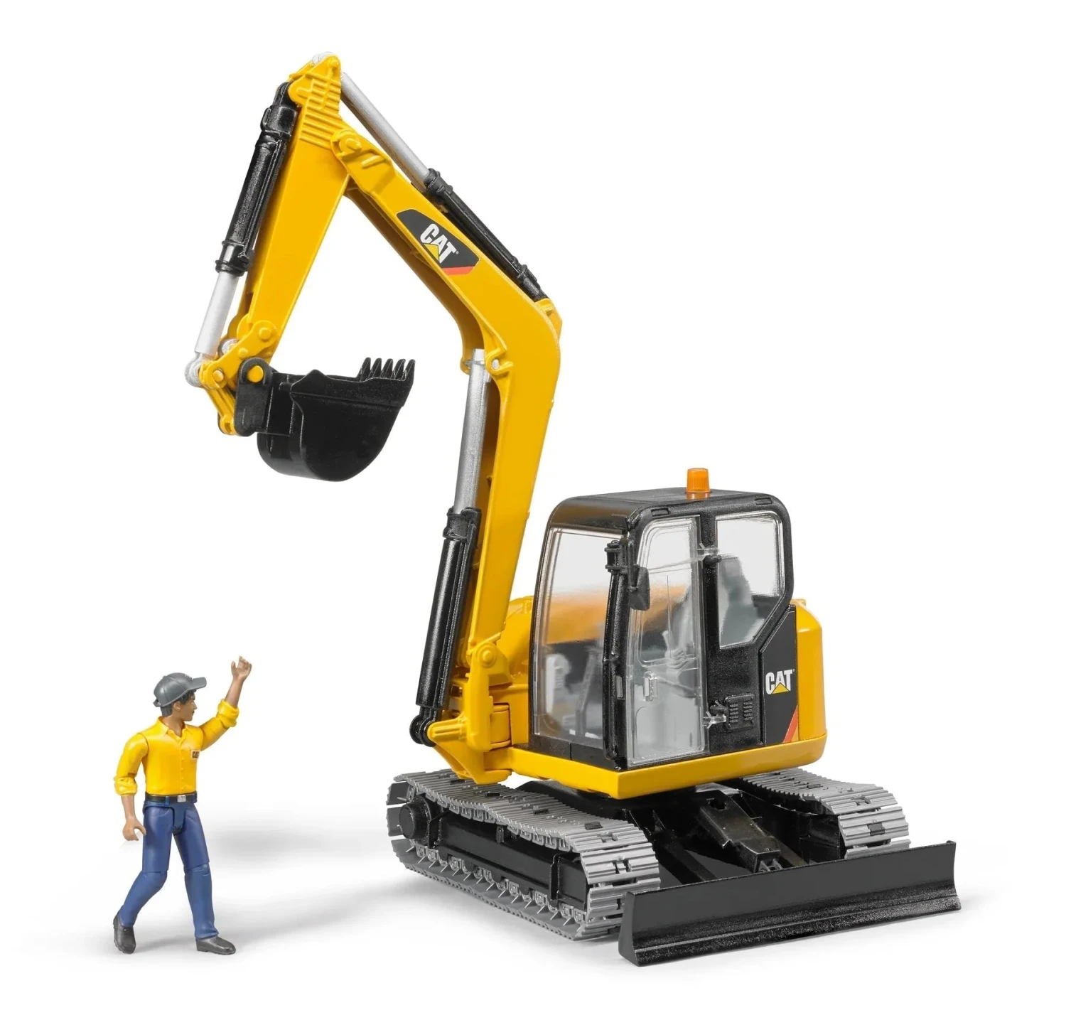 CATERPILLAR Mini Excavator With Worker - Image 3