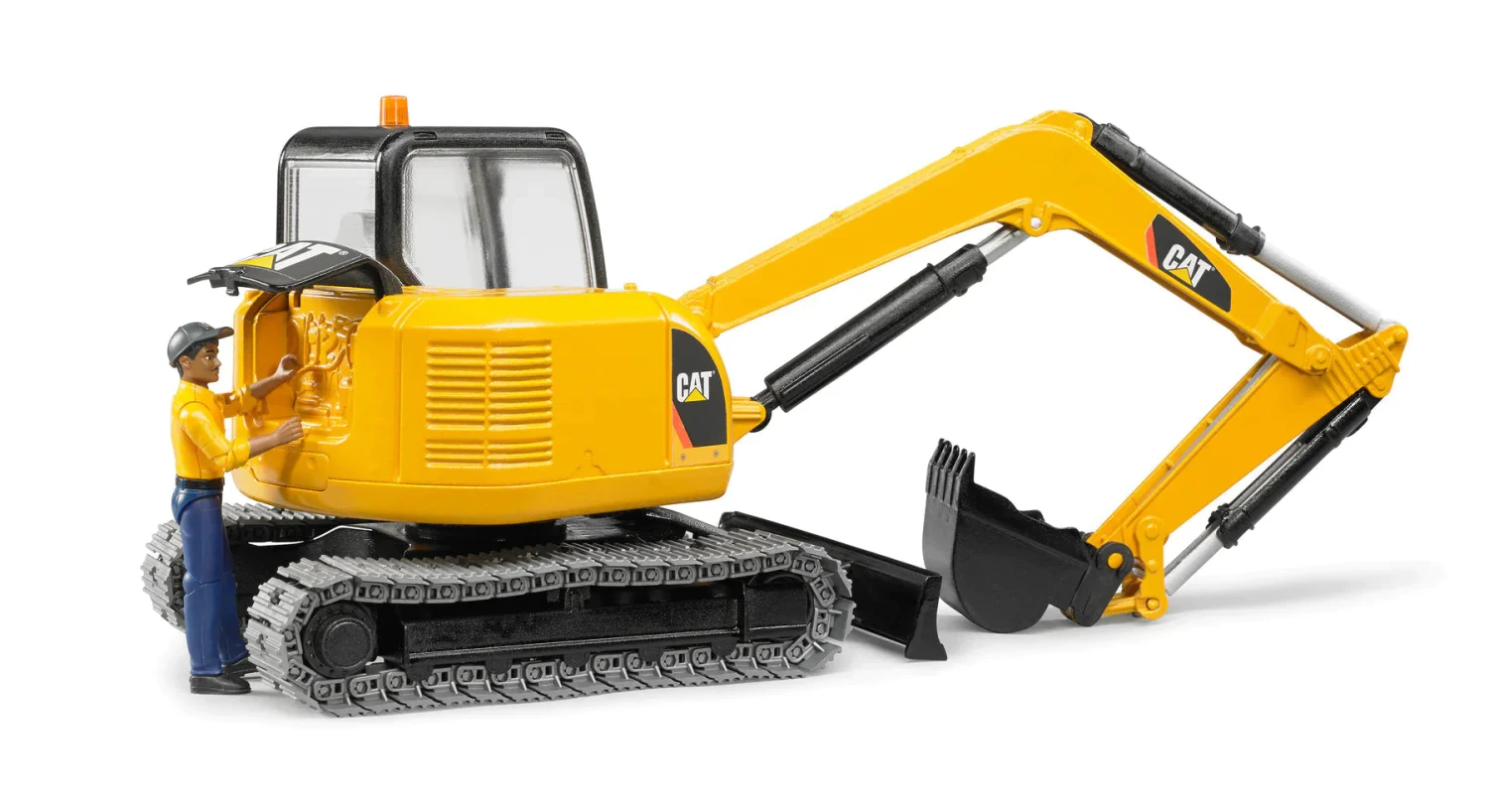 CATERPILLAR Mini Excavator With Worker - Image 5
