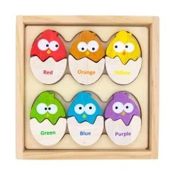 Color 'N Eggs - Bilingual Matching Puzzle