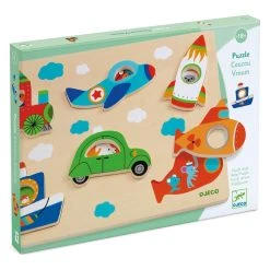 Djeco Colorful Wooden Puzzles
