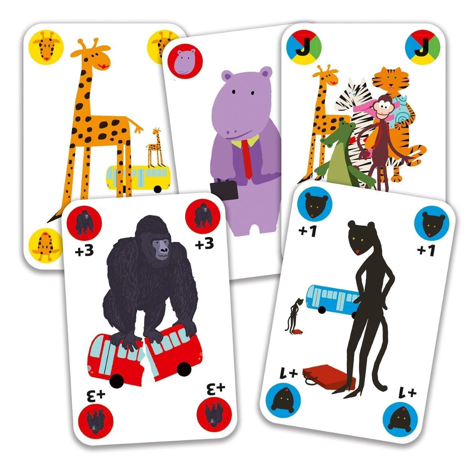 Djeco Gorilla Strategy Playing Card Game - Image 2