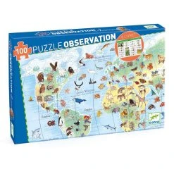 Djeco Puzzle Observation Animals Of The World
