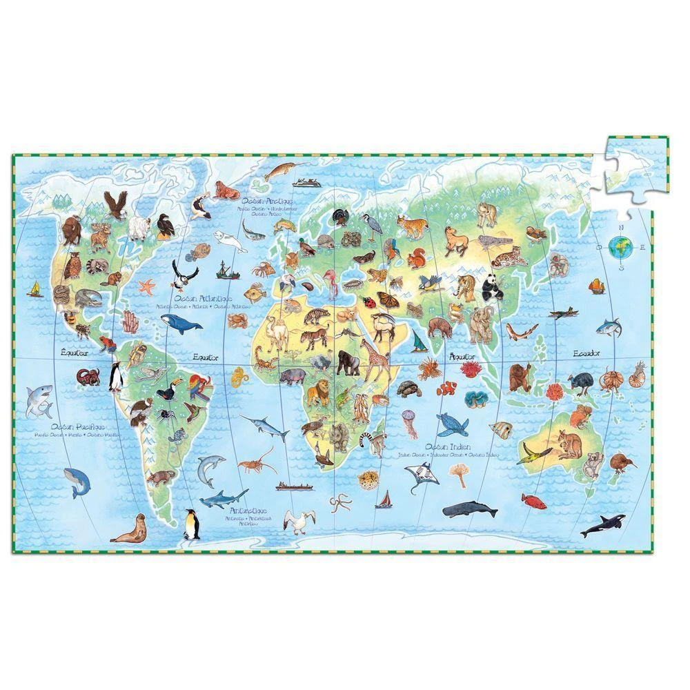 Djeco Puzzle Observation Animals Of The World - Image 2