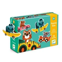 Djeco Racing Cars Puzzle Duo Matching Activity