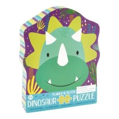 Floss & Rock Dinosuar 12pc Shaped Jigsaw Puzzle