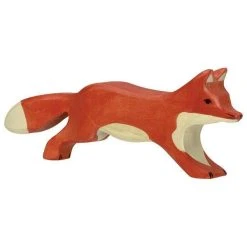 Holztiger - Wooden Animal - Fox Running