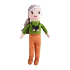 Handmade Knit Jane Goodall Doll