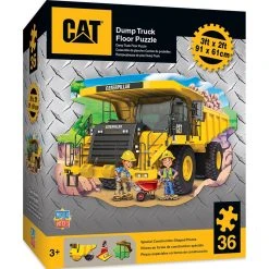 Caterpillar - Dump Truck - 36pc Shaped Floor Puzzle