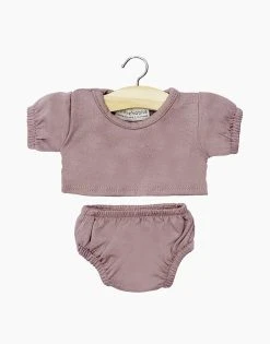 BASICS Balloon Sleeve Outfit For 13-15in Dolls, Orchid - Minikane