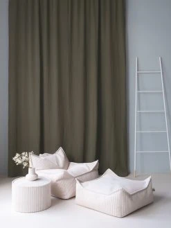 Forest Green Curtain