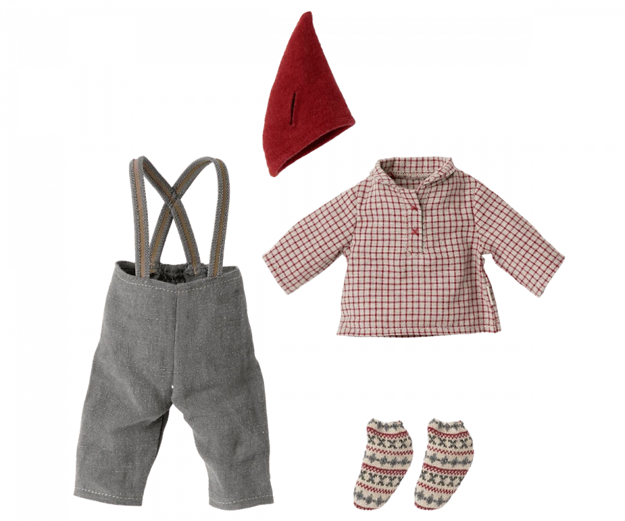 Maileg - Christmas Clothes, Medium Mouse, Boy