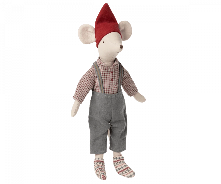 Maileg - Christmas Clothes, Medium Mouse, Boy - Image 2