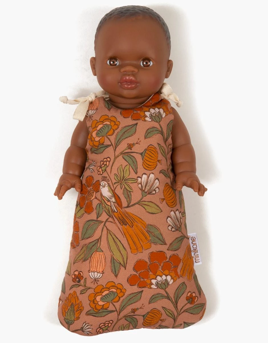 Sleep Sack For 13in Dolls, Birds Of The Islands - Minikane