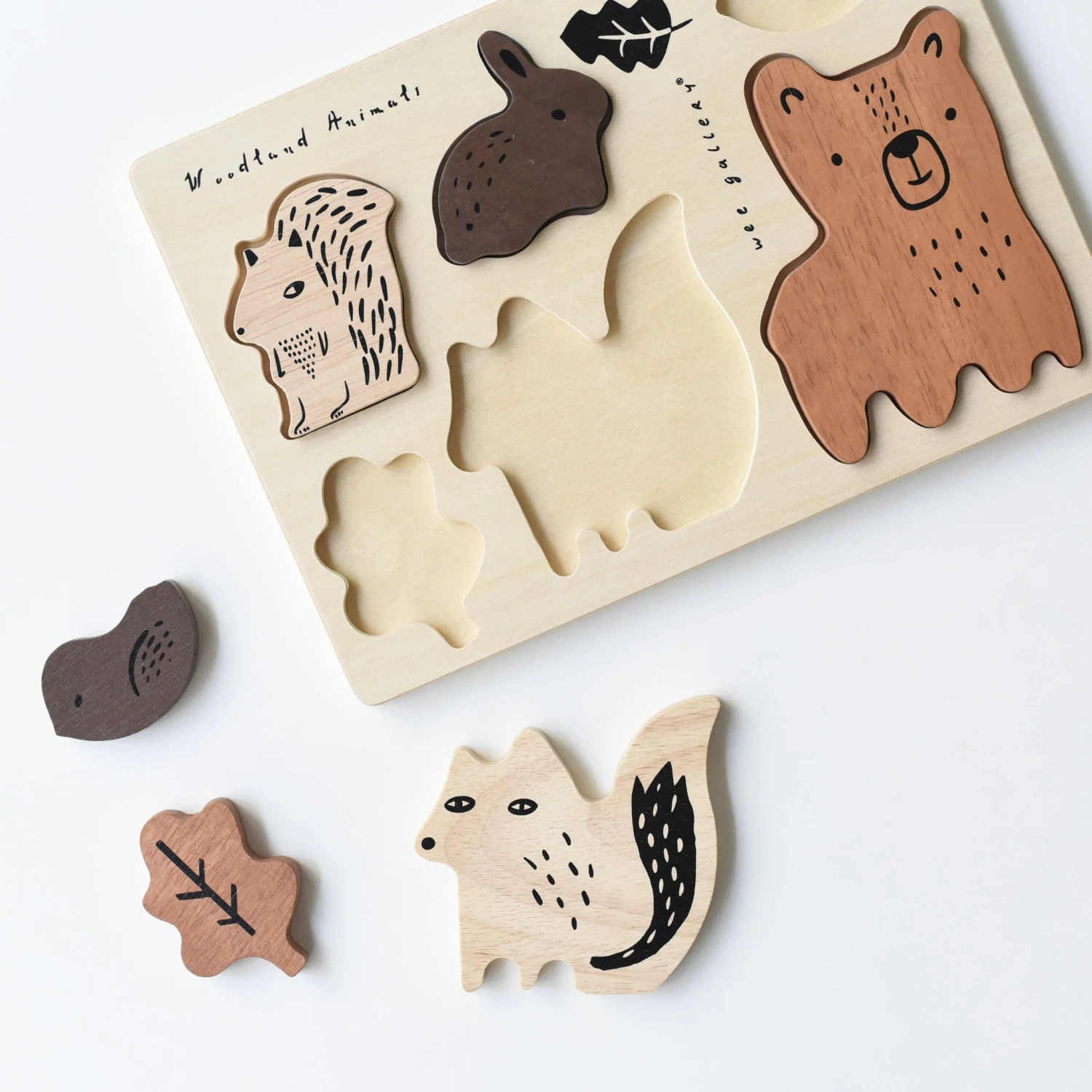 Wooden Tray Puzzle - Woodland Animals - 2nd Edition - Image 5