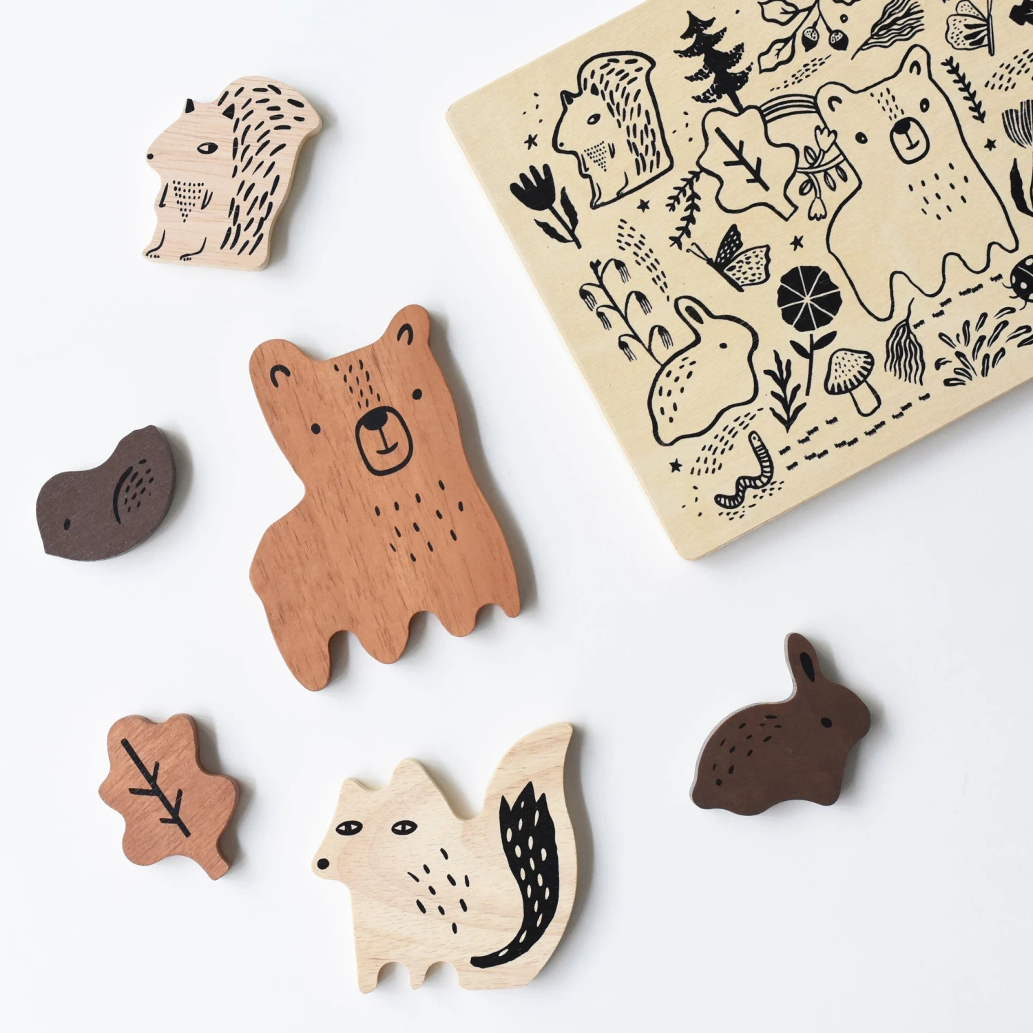 Wooden Tray Puzzle - Woodland Animals - 2nd Edition - Image 4