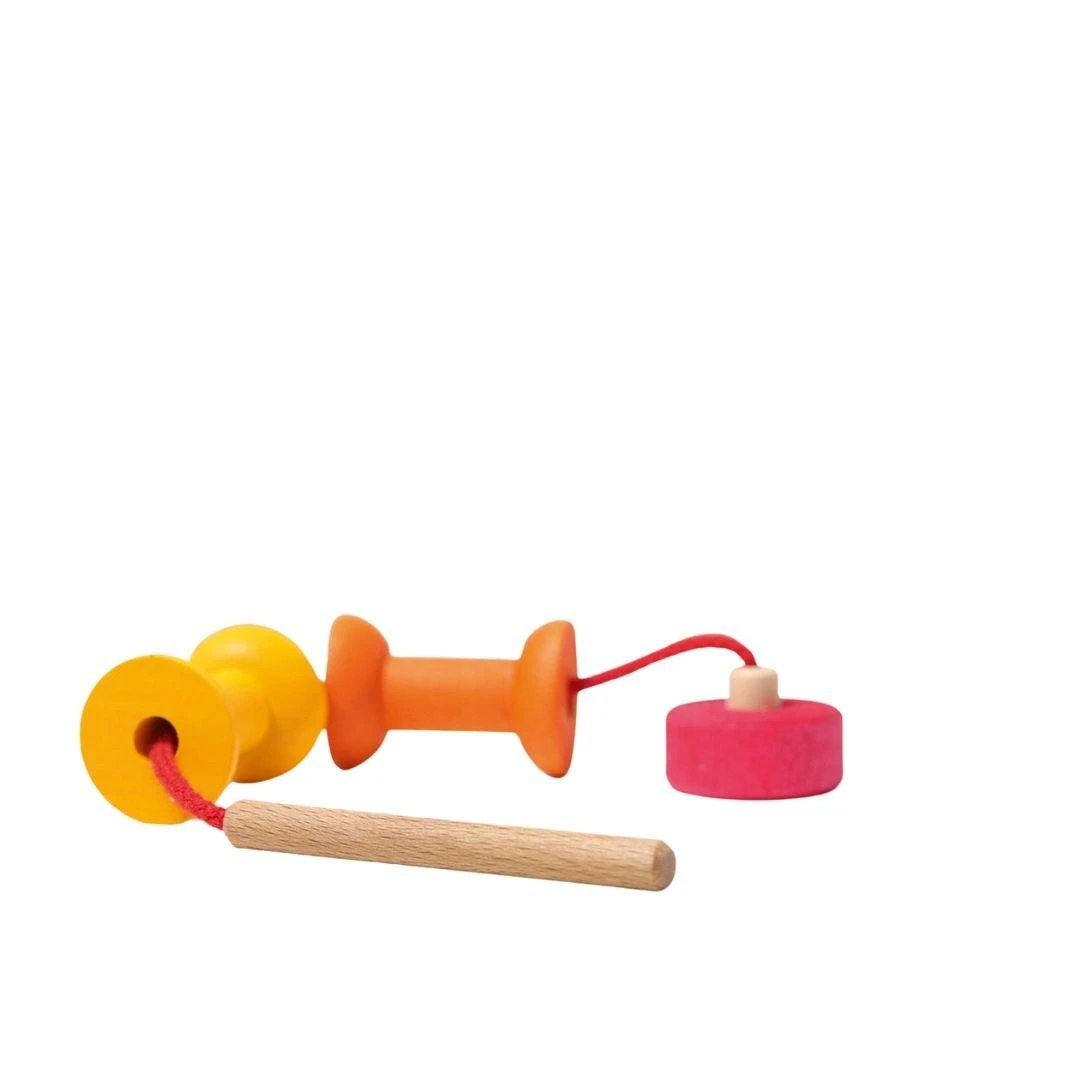 Wooden Rainbow Threading Game - Image 3