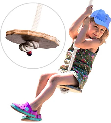Wooden Rope Swing For Kids - Image 2