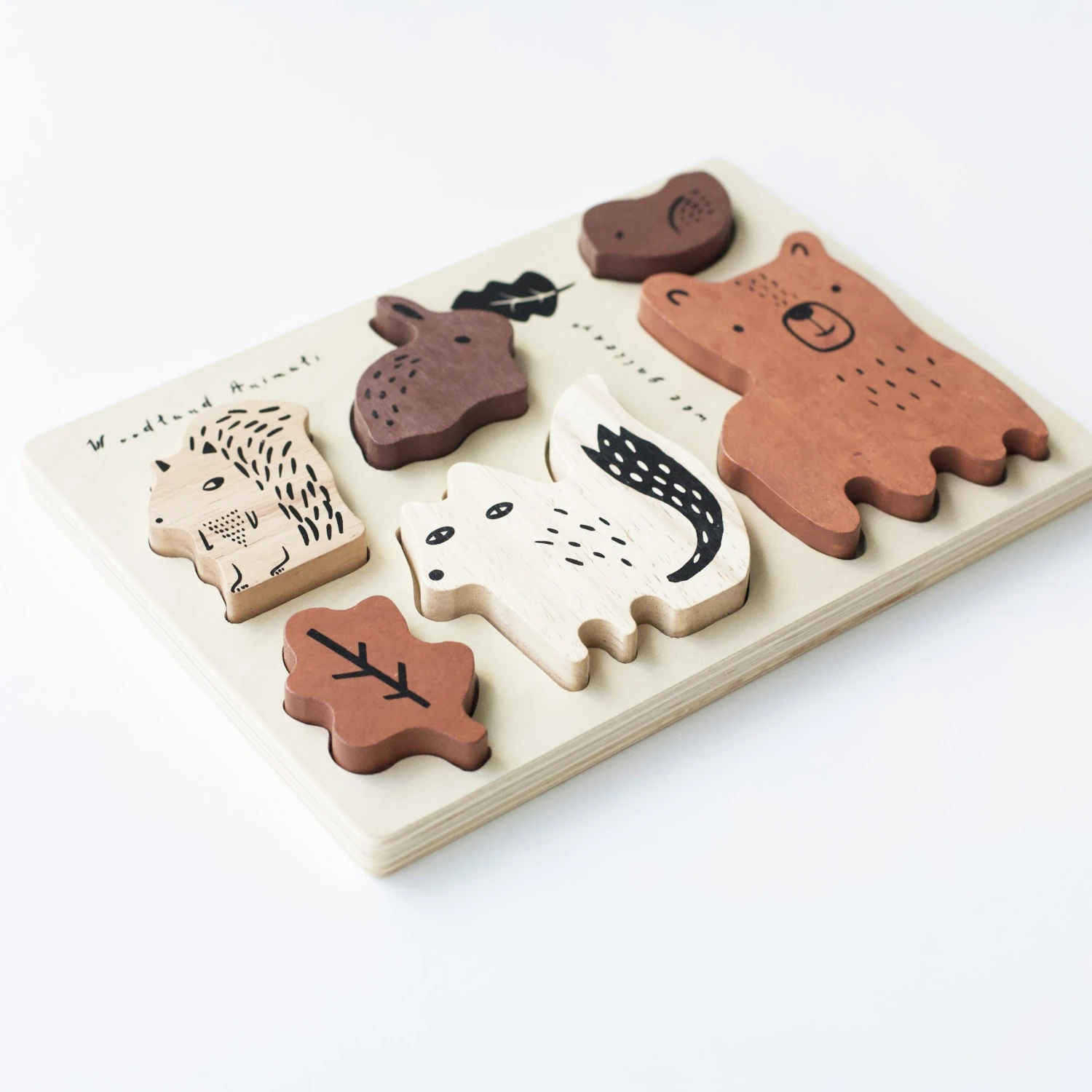 Wooden Tray Puzzle - Woodland Animals - 2nd Edition - Image 3